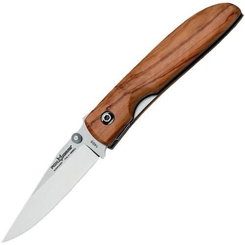 Fox Knives Brand Italy Klappmesser aus Edelstahl 440C, Griff aus Olivenholz