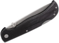 Fox Knives Brand Italy Modell 500 schwarzes Klapptaschenmesser aus Edelstahl