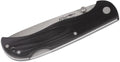 Fox Knives Brand Italy Modell 500 schwarzes Klapptaschenmesser aus Edelstahl