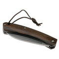 Fox Knives Brand Italy Segel-Klappmesser, Griff aus Ziricote-Holz aus rostfreiem Stahl