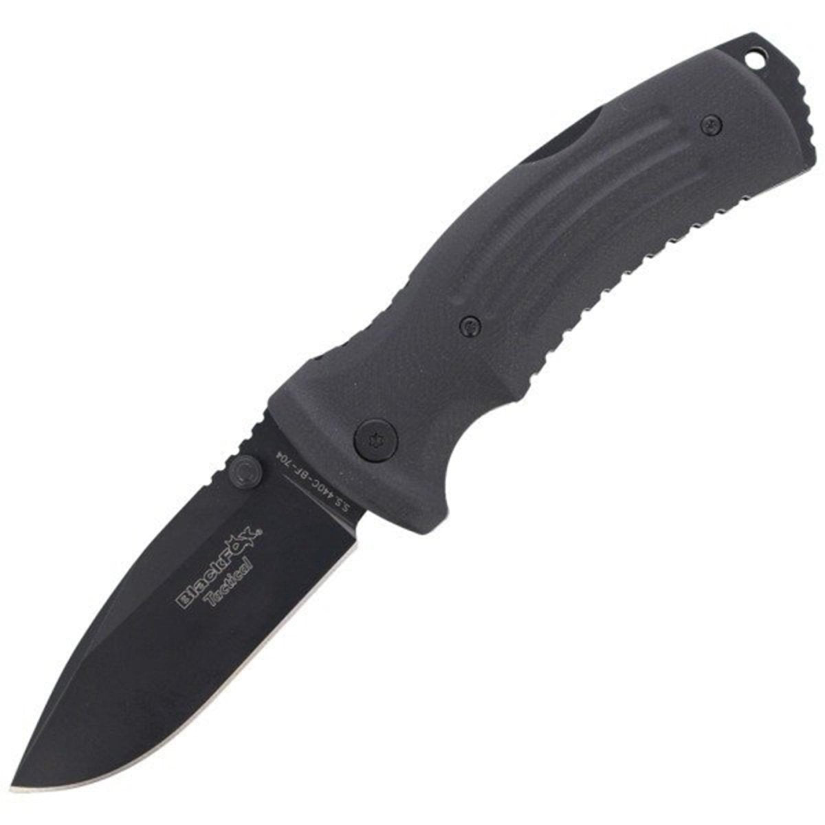 Fox Knives Brand KUMA Klappmesser mit Griff aus titanbeschichtetem Edelstahl 440 G10