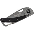 Fox Knives Klappmesser, Griff aus schwarzem, titanbeschichtetem 440-Stahl-Aluminium