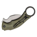 Fox Knives FX-591 ODSW Black Bird Karambit Taschenmesser klappbares taktisches Hawkbill