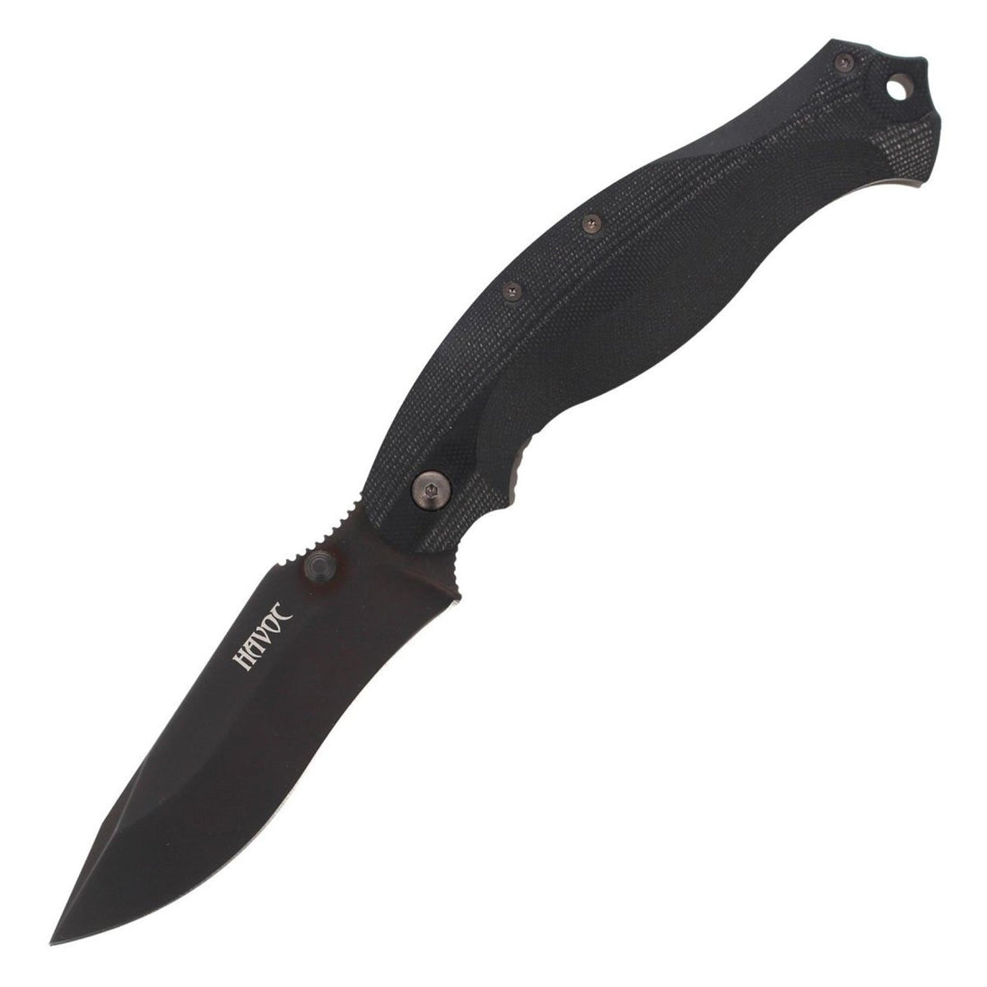Fox Knives HAVOC Klappmesser Drop-Point-Klinge Titan-Framelock N690Co-Stahl