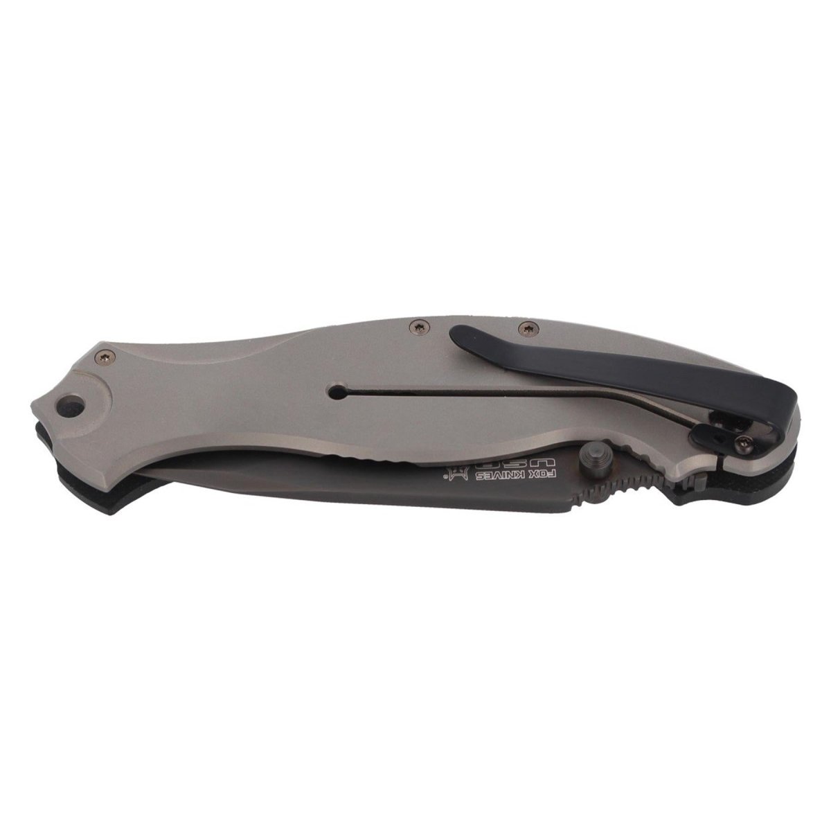 Fox Knives HAVOC Klappmesser Drop-Point-Klinge Titan-Framelock N690Co-Stahl