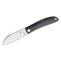 Fox Knives LIVRI Taschenmesser klappbar Schaffußform 61 HRC M390 Kohlenstoffstahl