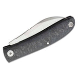 Fox Knives LIVRI Taschenmesser klappbar Schaffußform 61 HRC M390 Kohlenstoffstahl