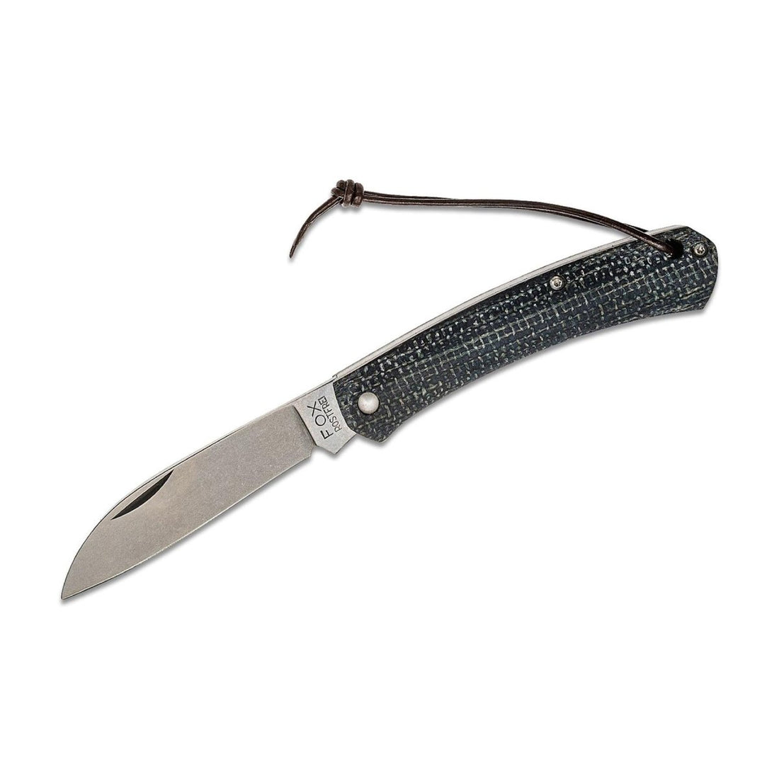 Fox Knives NAUTA kompaktes Taschenmesser taktisches 420C-Stahl-Klappwerkzeug-Micarta