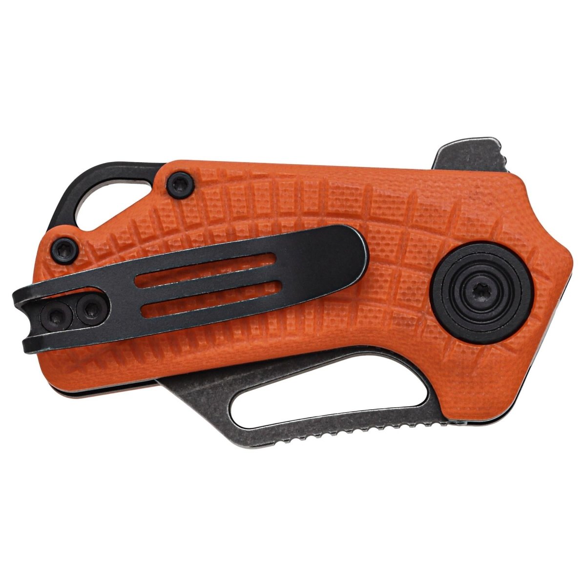 Fox Knives PUCK BF-761 OR Klapptaschenmesser mit D2-Klinge aus rostfreiem Stahl