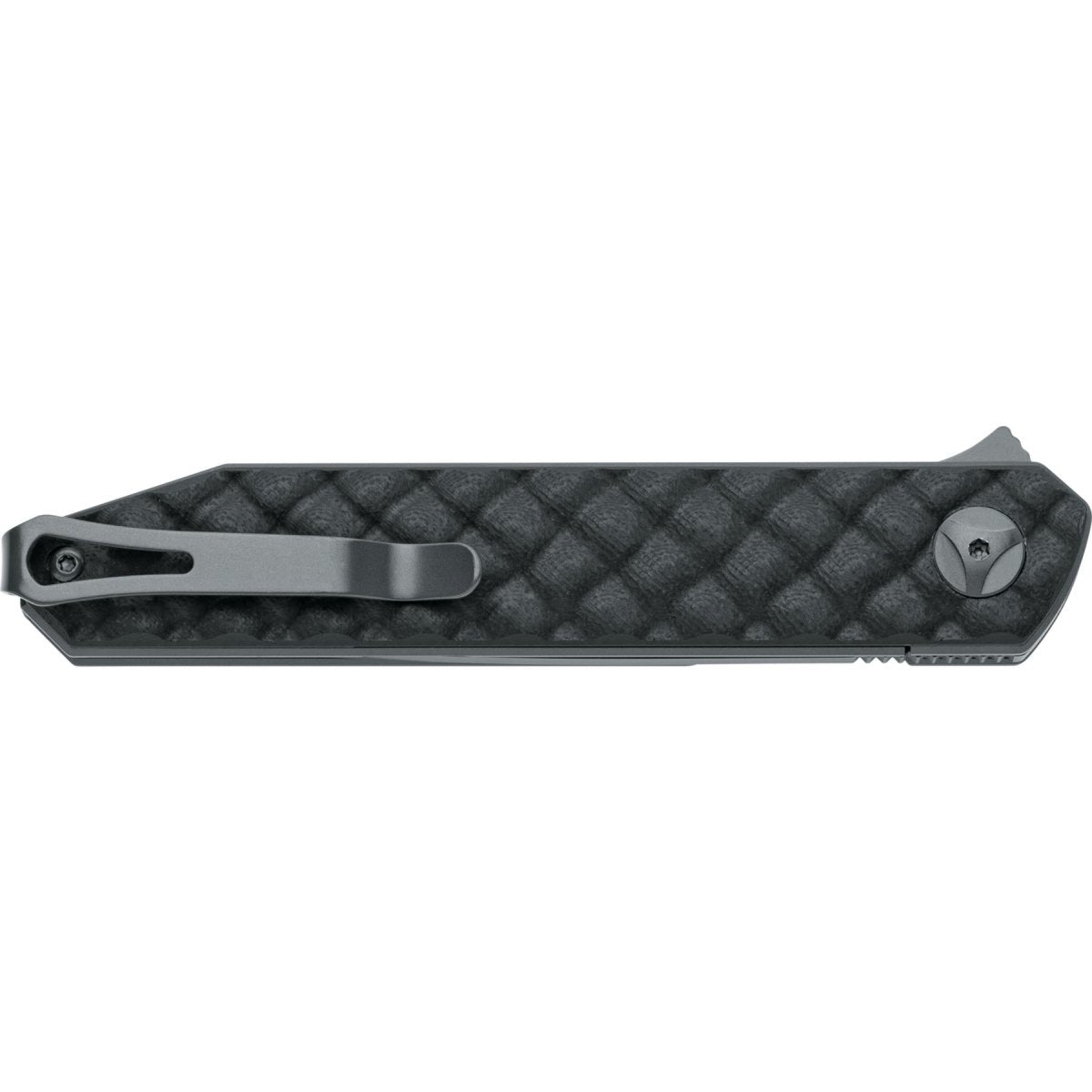Fox Knives RELOADED faltbares Taschenmesser, Klinge aus 440C-Stahl, titanbeschichtet, für eine lange Lebensdauer