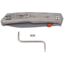 Fox Knives THE SICILIAN folding knife 59HRC BECUT stainless steel micarta handle - GoMilitar