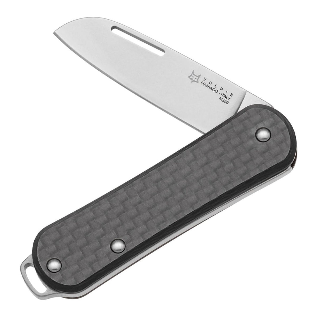 Fox Knives VULPIS FX-VP108 CF Taschenmesser M390 Stahl Kohlefasergriff