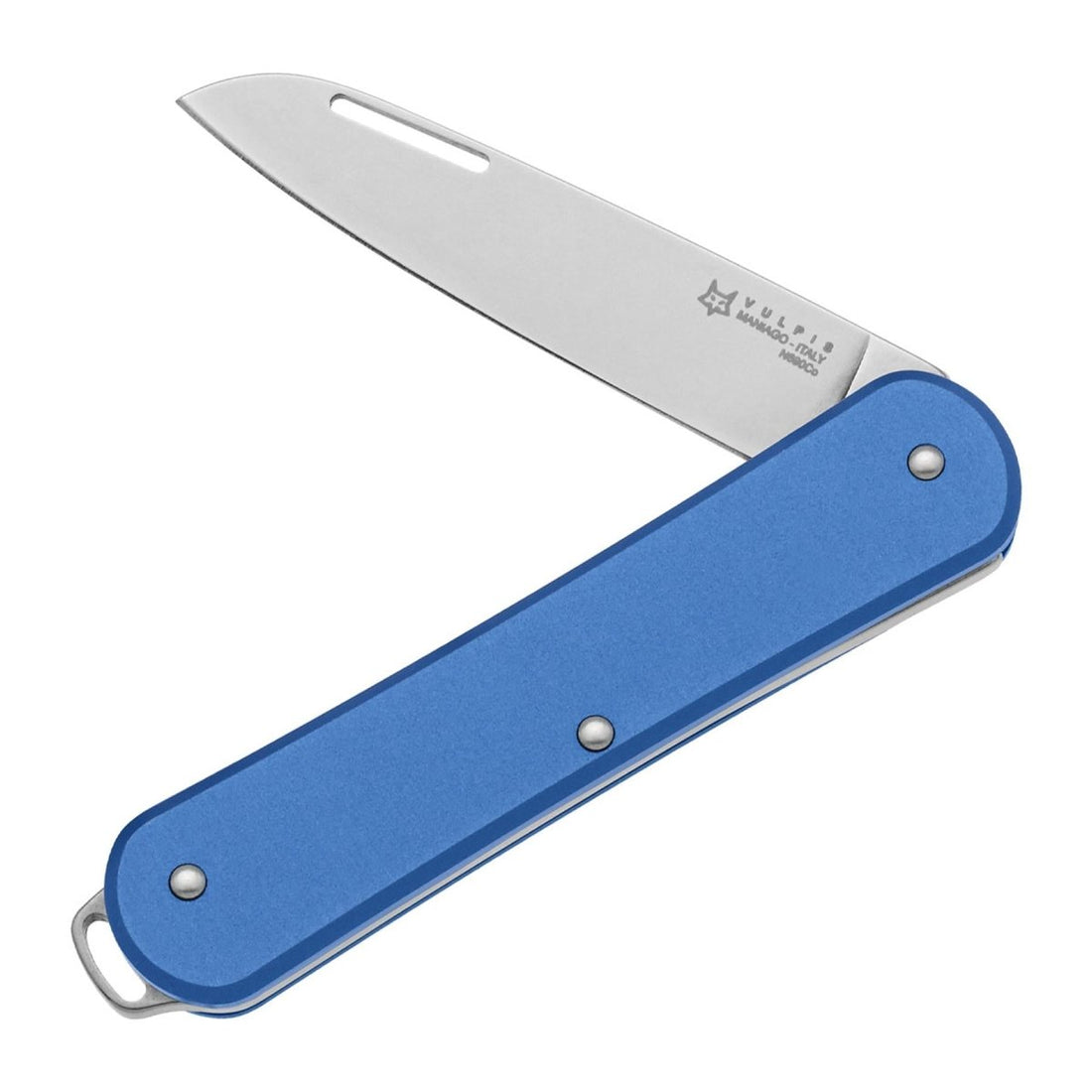 Fox Knives VULPIS FX-VP130 SB Klapptaschenmesser Edelstahl N690Co Blau