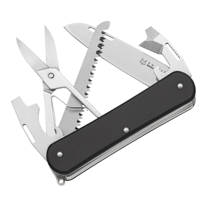 Fox Knives VULPIS FX-VP130-SF5 BK Multi Tool Knife N690Co Steel Blade Black - GoMilitar