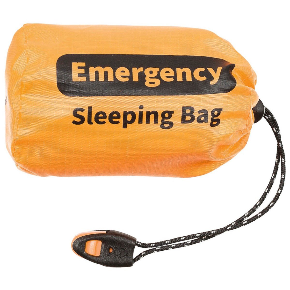 Fox Outdoor Notfallschlafsack Schutz einseitig aluminiumbeschichtet Orange