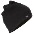 Fox Outdoor Beanie aus Merinowolle, leicht, atmungsaktiv, schnell trocknend, Schwarz