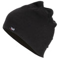 Fox Outdoor Beanie aus Merinowolle, leicht, atmungsaktiv, schnell trocknend, Schwarz