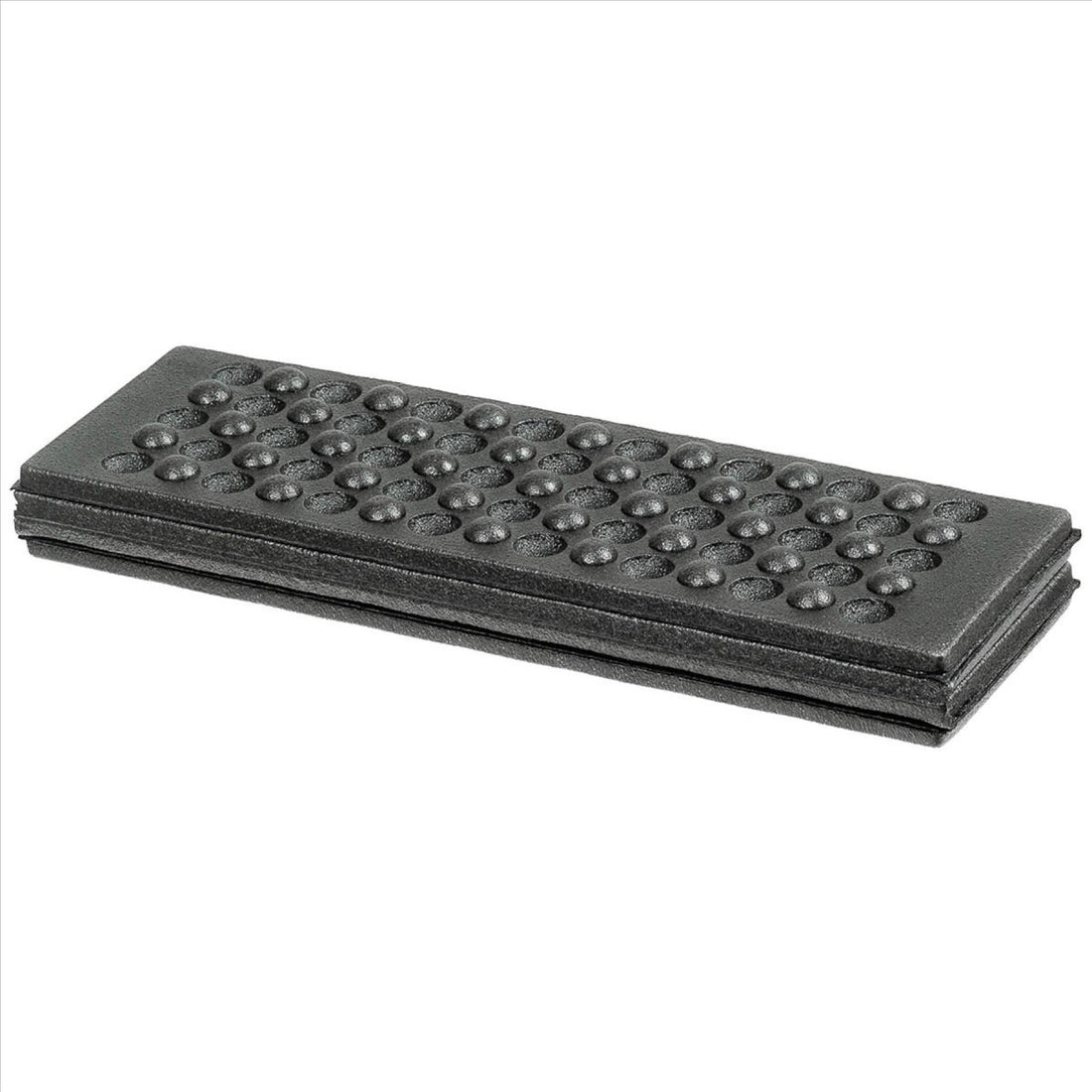 FoX Outdoor Thermo-Sitzpolster, faltbar, rutschfest, isolierend, Campingmatte, Schwarz