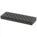 FoX Outdoor Thermo-Sitzpolster, faltbar, rutschfest, isolierend, Campingmatte, Schwarz