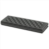 FoX Outdoor Thermo-Sitzpolster, faltbar, rutschfest, isolierend, Campingmatte, Schwarz