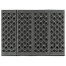 FoX Outdoor Thermal Seat Pad Foldable Anti Slip Insulating Camping Mat Black - GoMilitar