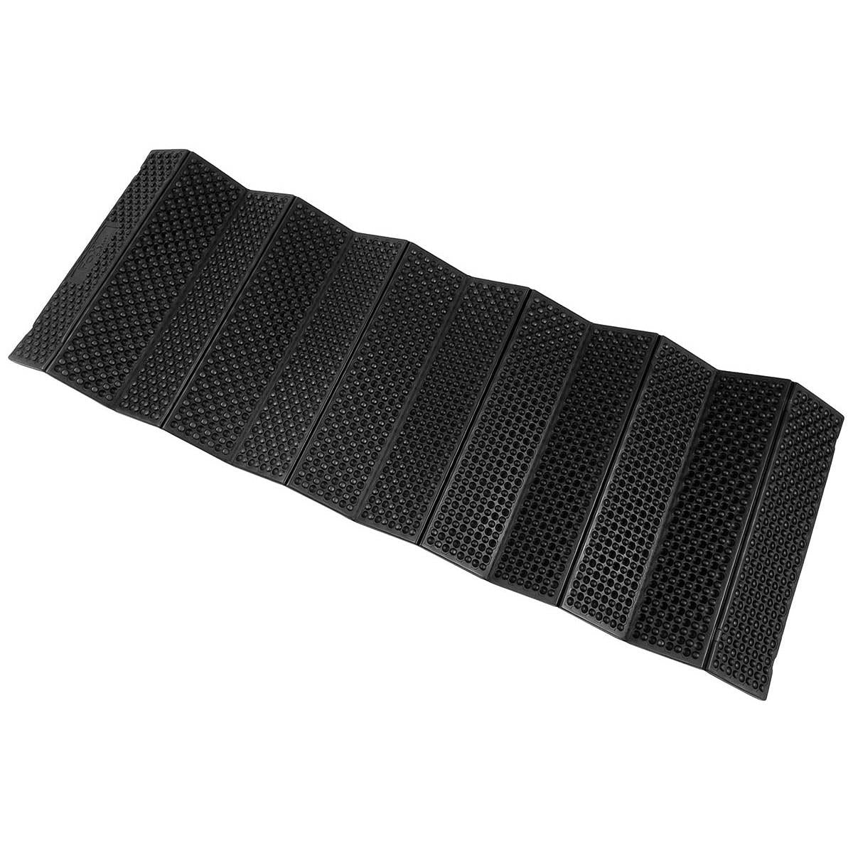 FoX Outdoor Thermo-Isomatte, faltbar, leicht, Campingmatte, Schwarz