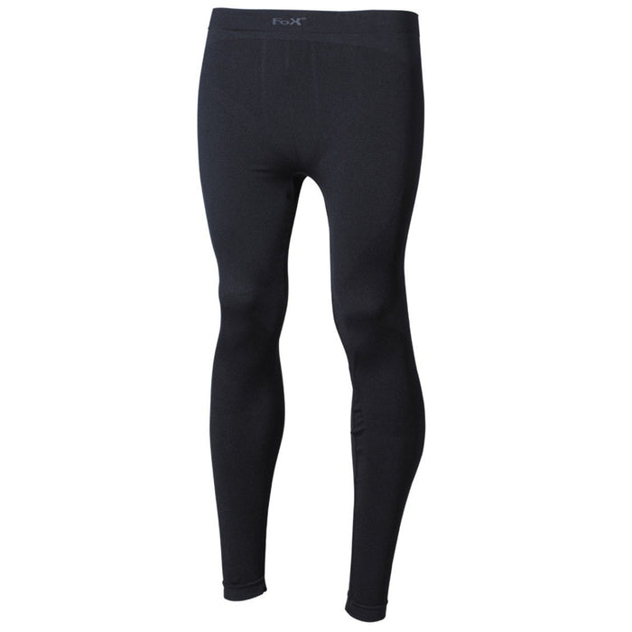 Fox Outdoor Thermo-Unterhose, atmungsaktiv, dehnbar, schnell trocknend, Schwarz – GoMilitar