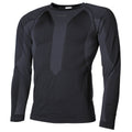 Fox Outdoor Thermo-Unterhemd, atmungsaktiv, dehnbar, schnell trocknend, Schwarz