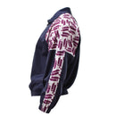 retro military sports jacket vintage army jacket in blue color