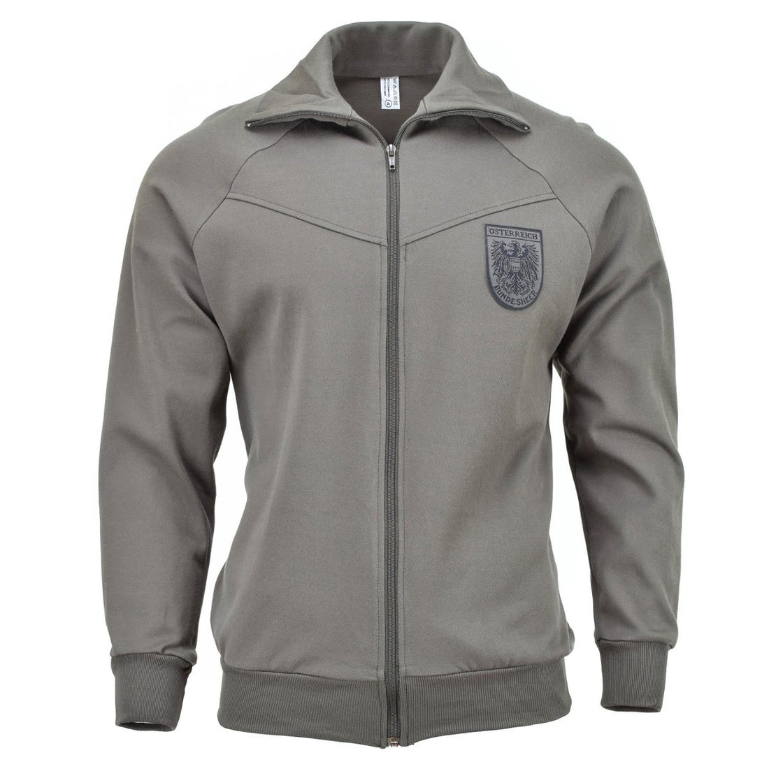 Original Österreichische Bundeswehr Jacke Sport Trainingsanzug Track Grau Militär Überschuss NEU