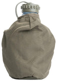 Original Österreichische Bundeswehr Feldflasche Feldtruppen Plastik Trinkflasche OD Beutel