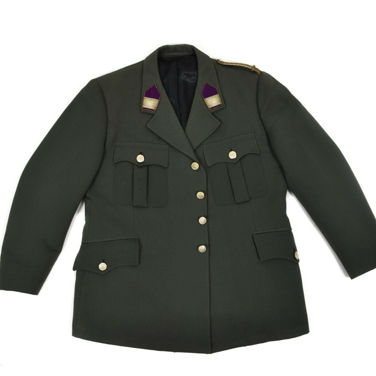 Original österreichische Armeeuniform, formelle Jacke, grau, Militärausgabe