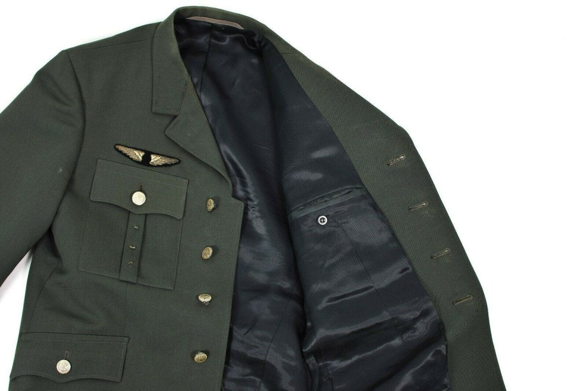 Original österreichische Armeeuniform, formelle Jacke, grau, Militärausgabe