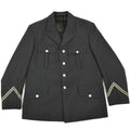 Original österreichische Armeeuniform, formelle Jacke, grau, Militärausgabe