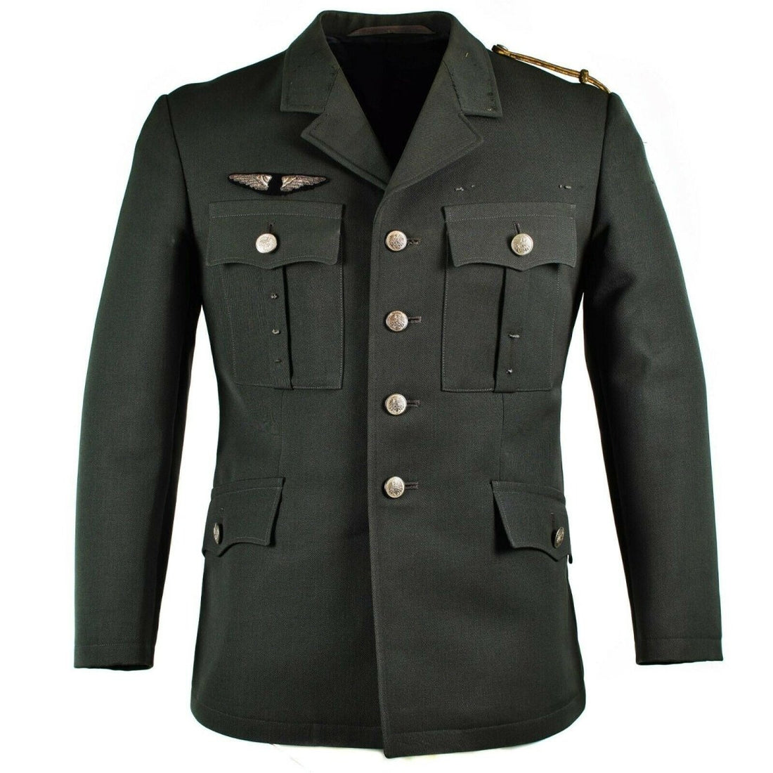 Original österreichische Armeeuniform, formelle Jacke, grau, Militärausgabe