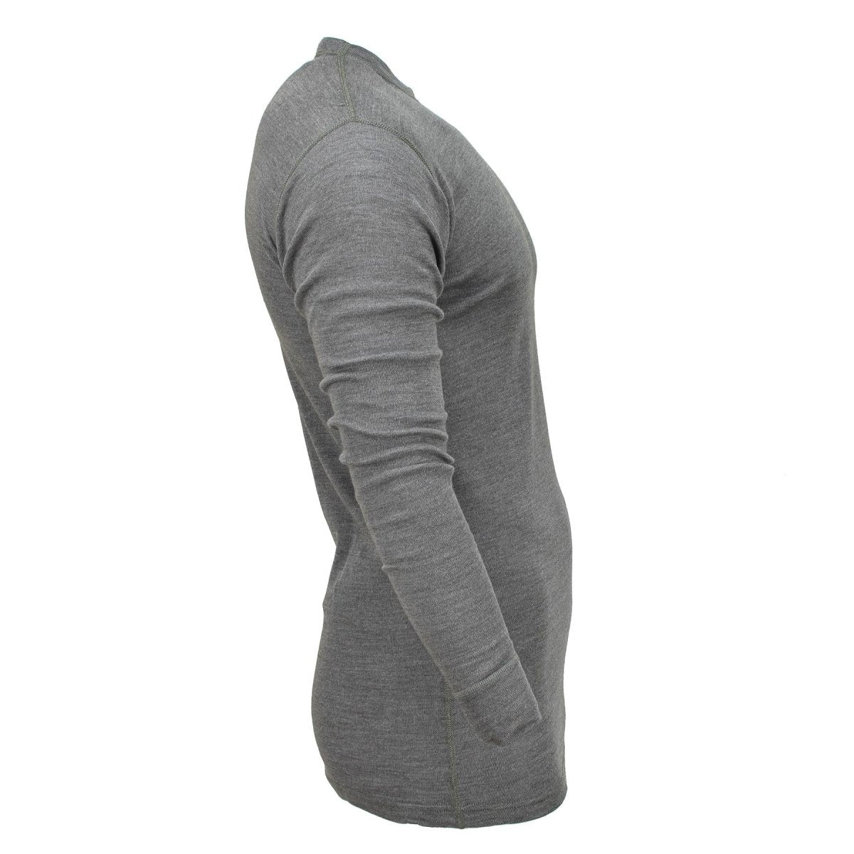 Echtes belgisches Militär-Unterhemd, thermograues Jersey-Shirt, flammhemmend, NEU