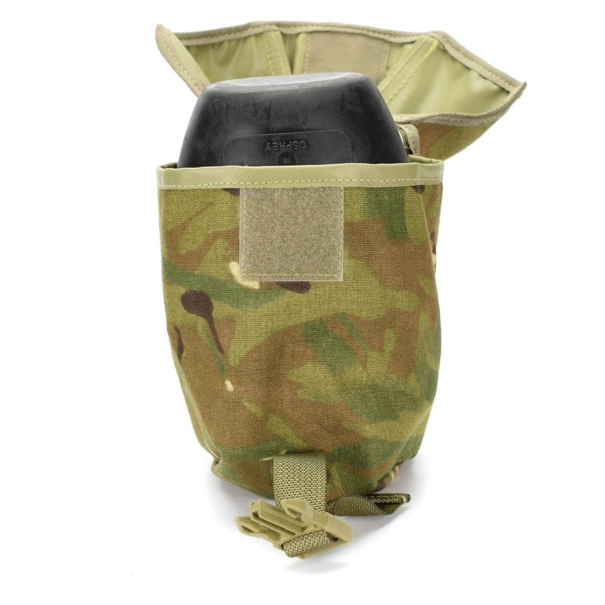 Echter Kantinenbecher der britischen Armee, Wasserflasche, Osprey MK IV-Beutel, Militärausgabe