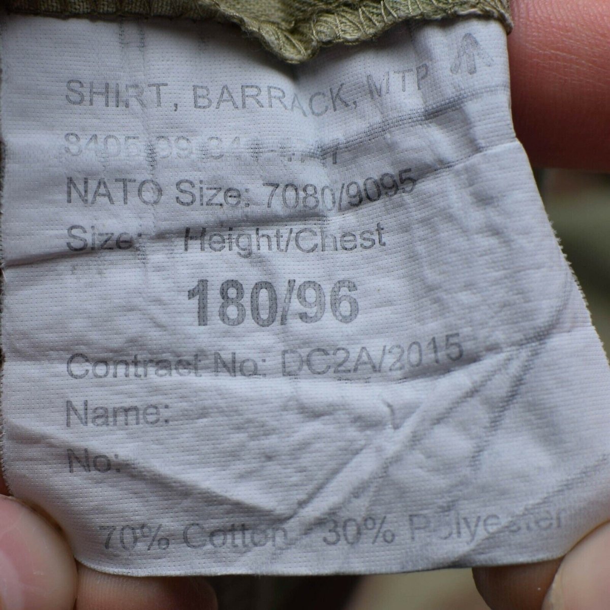 Original britische Armee Ausgabe MTP Feldjacke Multicam Militärhemd