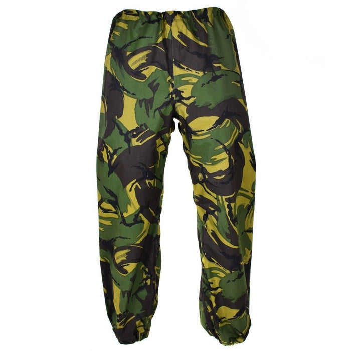 Original DPM-Tarnregenhose der britischen Armee mit wasserdichtem Goretex, verstellbarer Taille und atmungsaktivem Stoff