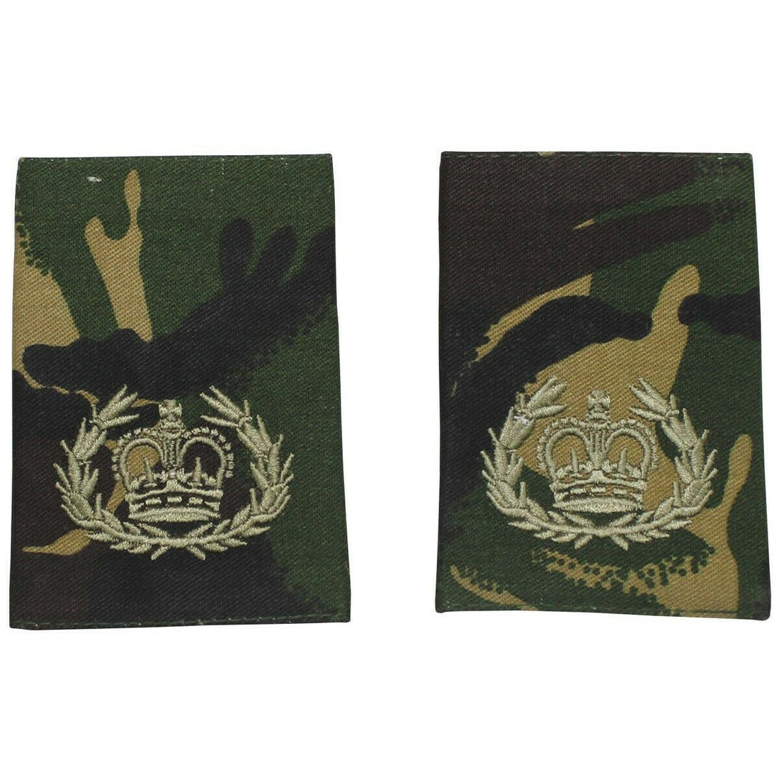 Echte Schulterschlaufen aus Stoff der britischen Armee, Regimentsquartiermeister Sergeant DMP