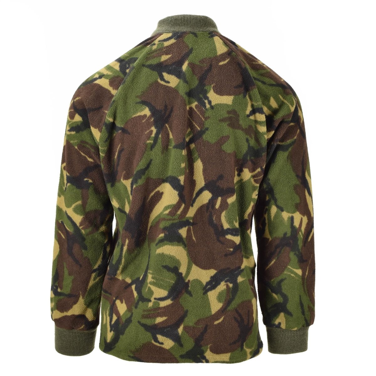 Original britische Strickjacke der Armee, Thermojacke, Fleece, DPM, Camo-Pullover für Herren mit Reißverschluss
