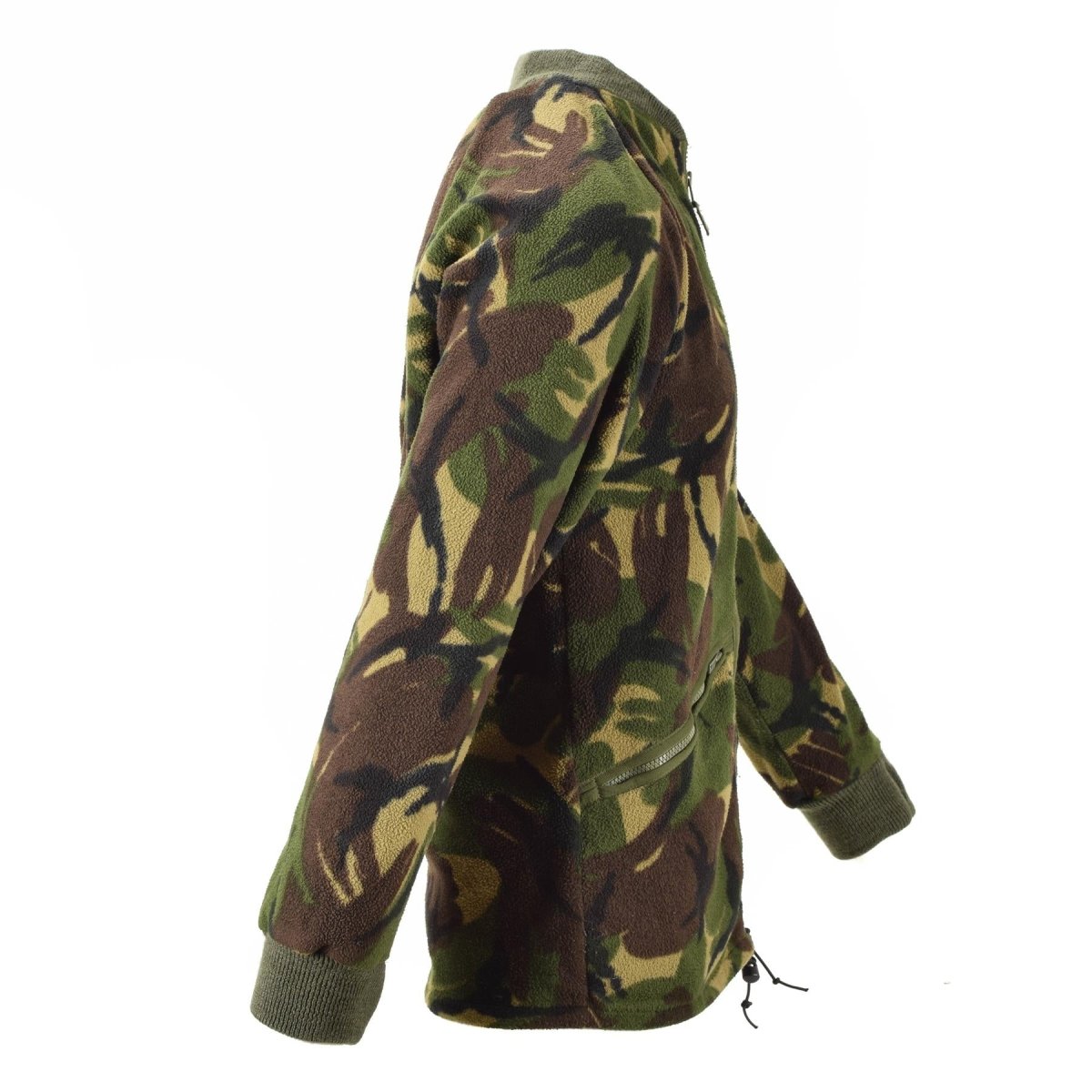 Original britische Strickjacke der Armee, Thermojacke, Fleece, DPM, Camo-Pullover für Herren mit Reißverschluss