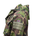 Echte britische Militär-Kampfjacke, Feldjacke mit Kapuze, winddicht, DPM-Tarnung