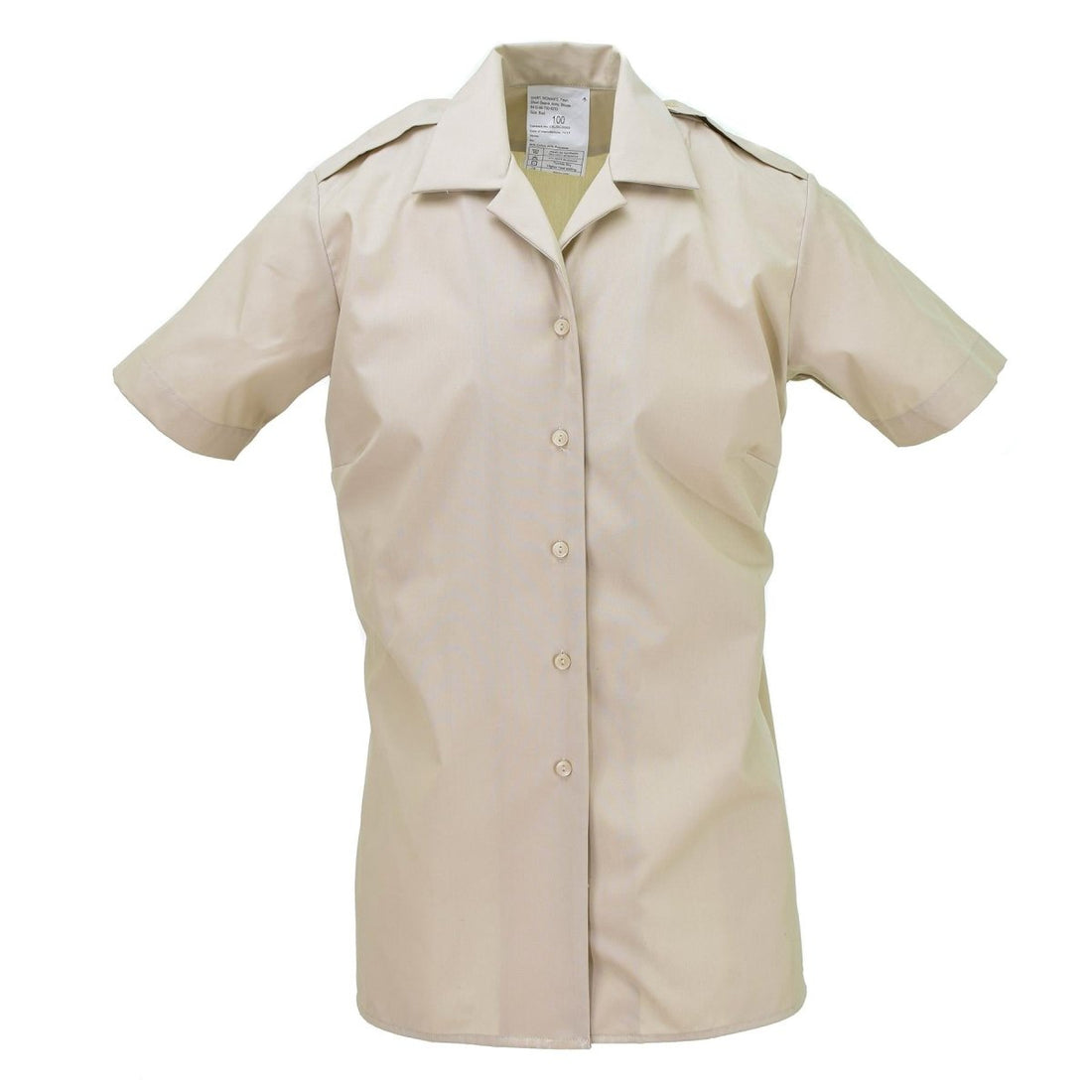 Echte britische Militärbluse für Damen, Khaki, formelle Kleidung, Armee-Damenhemden, NEU