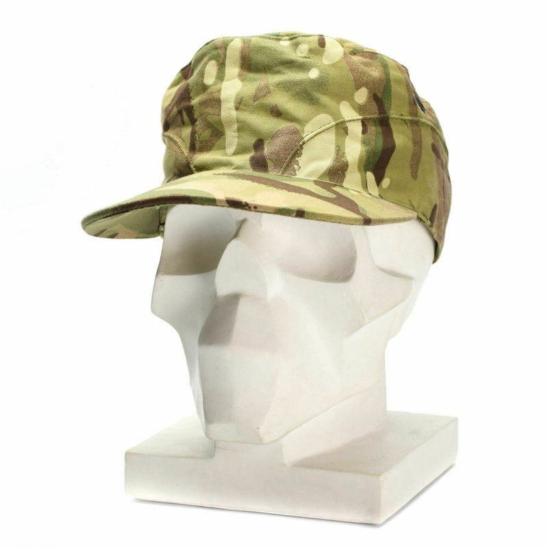 Echte britische UK-Armee-Mütze mit Ohrenklappen, MTP-Tarnung, Militärmütze, Multicam
