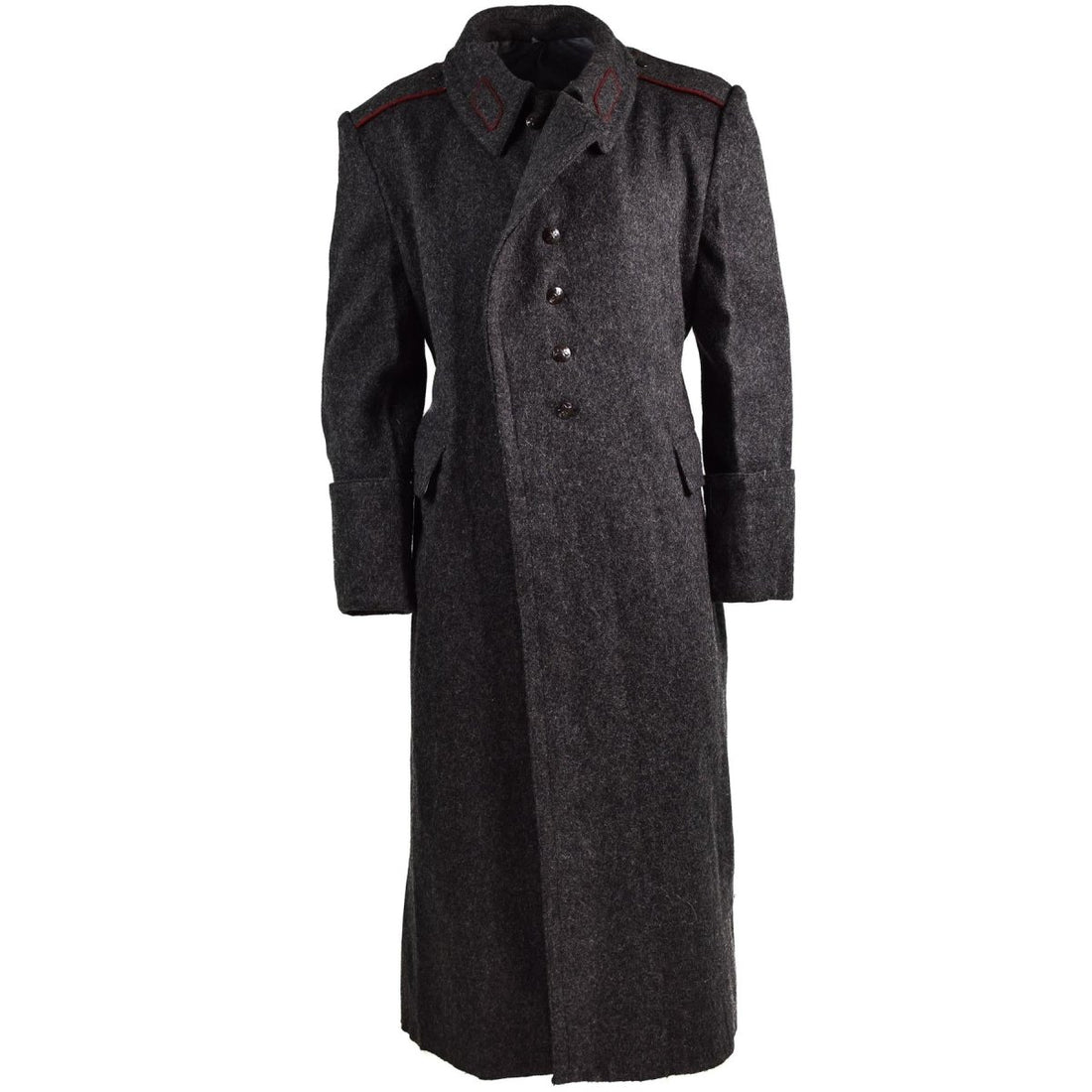 Echter bulgarischer Trenchcoat Militärarmee Wollmantel Schwerer Wintershinel