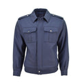 Original tschechische Armee blau Blouson mit silbernen Knöpfen lässige Militärbluse Jacke NEU