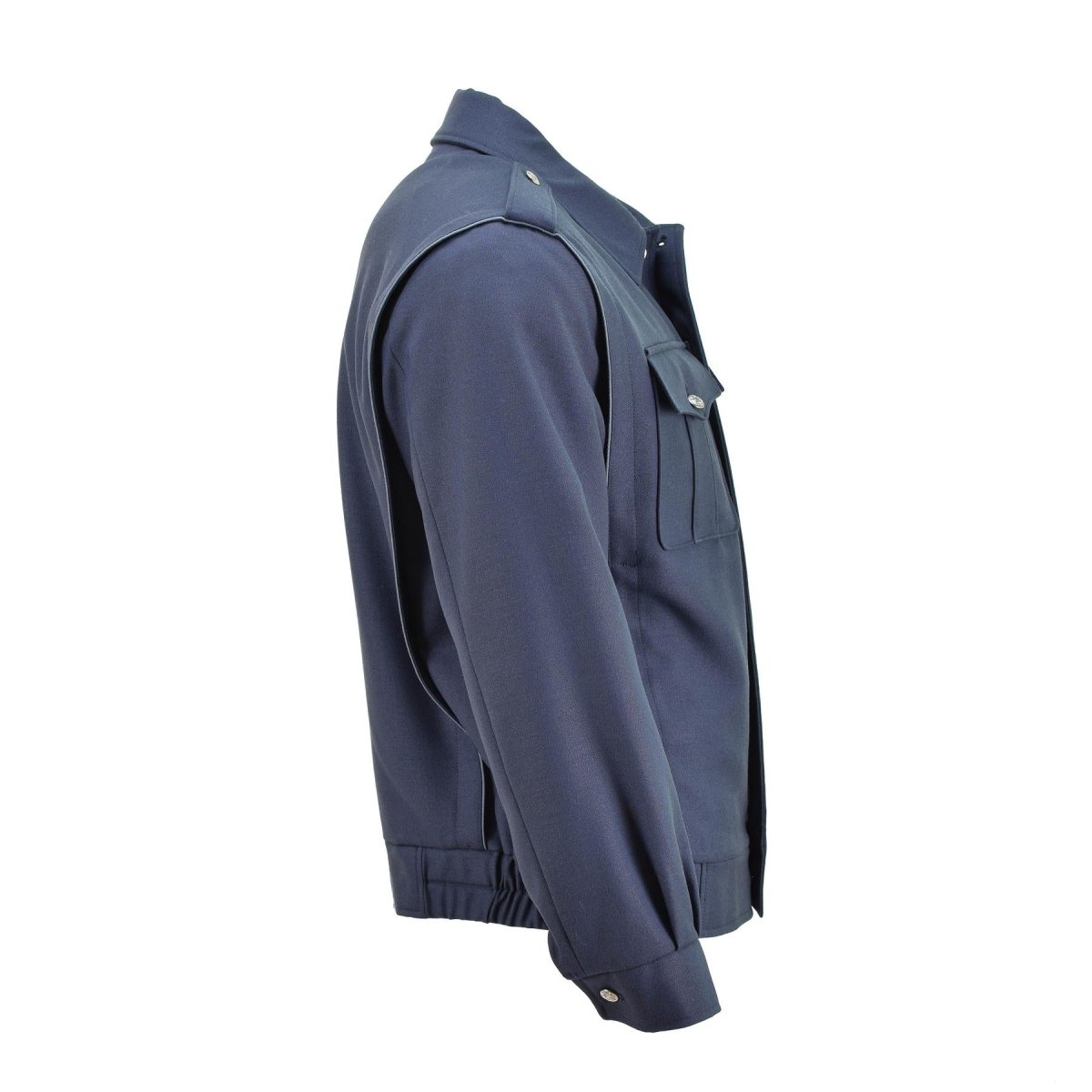 Original tschechische Armee blau Blouson mit silbernen Knöpfen lässige Militärbluse Jacke NEU