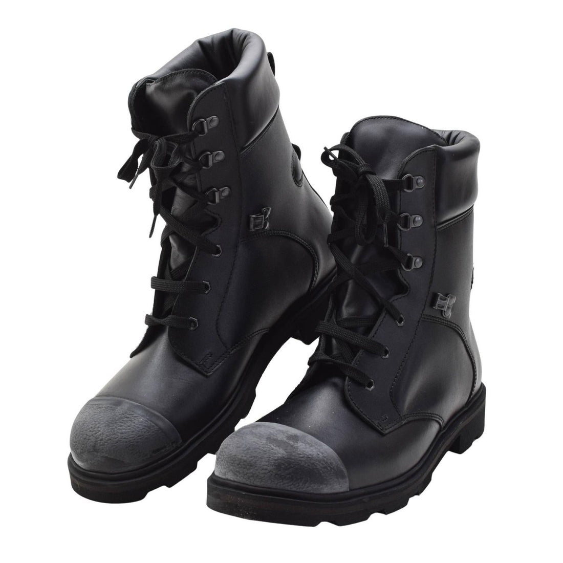 Echte tschechische Militär-Winterstiefel, ILS-Innenfutter, Thinsulate-verstärkte Zehenpartie, Schwarz