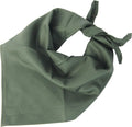 Echtes Tschechische Republik Militär-Bandana, leichtes CZ-Erste-Hilfe-Halstuch, grün, NEU